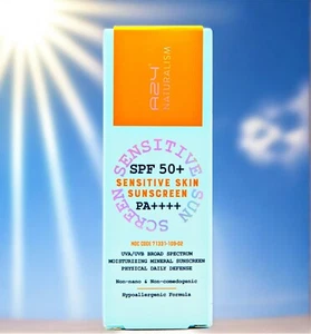 SPF 50+ mineral sunscreen, FDA approved formula, 60gm, Made in USA - Picture 1 of 4