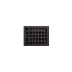 Registro de piso de hierro fundido Signature Hardware 302135 Mission - 8" x 10" - negro - Imagen 1 de 1
