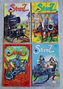 Stinz Comic X4 Donna Barr 1 -4 Vintage 1989 Fantagrapics Brave New Words - Picture 1 of 15