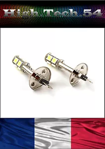 2 ampoules H1 feux de jour diurne via Brouillard 9 LEDs Blanc XENON™™... - Foto 1 di 1