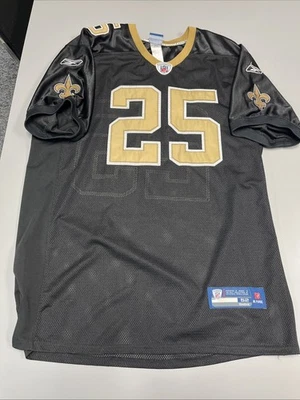 Футболка с вышивкой NFL New Orleans Saints Reggie Bush No25 черная размер 52 - Изображение 1 из 4