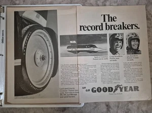 1965 Goodyear Tire Ad Record Breakers Spirit of America The Breedlove's (JA1079 - Picture 1 of 1