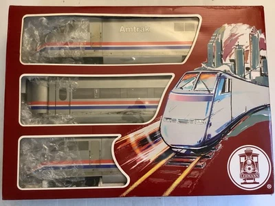 LGB #91950 Amtrak High Speed Bullet Train Set ( TESTED RUNS GOODS ) - Image 1 of 4