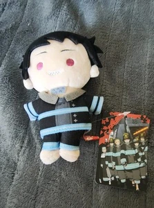 Fire Force Shinra Feuerwehrmann Uniform 8 Zoll Plüschpuppe Anime lizenziert neu - Bild 1 von 2