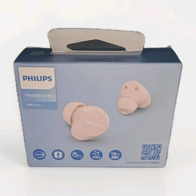 PHILIPS TAT1209PK True Wireless in Ear Bluetooth Headphones PINK SERIES 1000 - Image 1 of 4