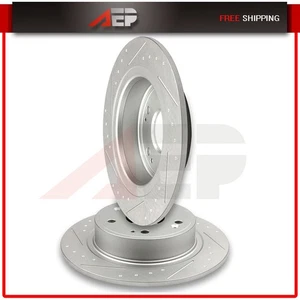 2 * Rotores de freno de discos ranurados traseros para Acura ILX Honda Accord HR-V 2016-2018 - Imagen 1 de 7