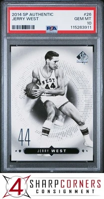 2014 SP AUTHENTIC #26 JERRY WEST HOF PSA 10 - Image 1 of 3