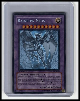 1st Edition Phantom Darkness #PTDN-EN044 Rainbow Neos (Ghost Rare) - Image 1 of 2