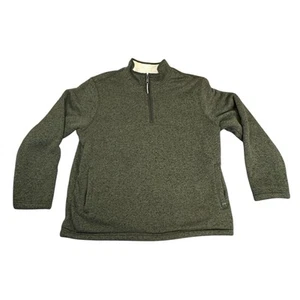 Orvis Brighton Fleecepullover Herren XL blau Sherpa gefüttert Quarter Zip warm - Bild 1 von 13