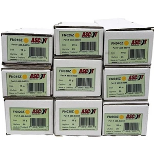 Ascot FN Style Coated Zinc Clip-On Wheel Weight Bundle 10gm-50gm (9 Items) - Picture 1 of 1