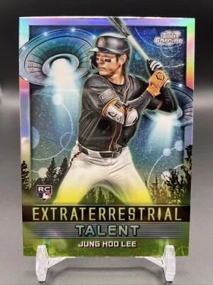 JUNG HOO LEE - 2024 Topps Cosmic Chrome Extraterrestrial Talent Rookie RC #ET-22 - Image 1 of 2