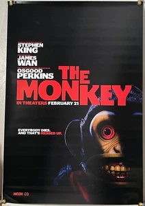 THE MONKEY DS ROLLED ORIGINAL ONE SHEET MOVIE POSTER STEPHEN KING (2025) - Picture 1 of 1