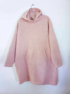 Felpa con cappuccio maglione sherpa oversize ROSA Victoria's Secret - Foto 1 di 3