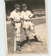 CLEVELAND Indians BASEBALL Players Mickey Rocco Oris Hockett 1944 Press Photo