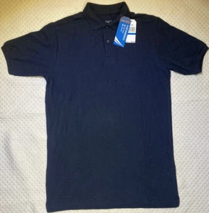 Nautica Blue Short Sleeved Polo Uniform Top Size XL 18/20 - Picture 1 of 6