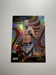2023 Panini UFC Chronicles Muhammad Mokaev Revolution Astro Insert Rookie