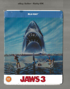 JAWS 3 - UK EXCLUSIVE BLU RAY STEELBOOK - NEW & SEALED