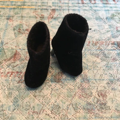 Botas negras de tacón alto originales para muñeca Madame Alexander Cissette de 9" #1 Foto 1 de 3