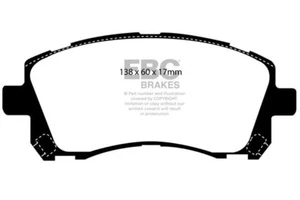 EBC Orangestuff Front Brake Pads for Subaru Forester 2.0 (97 > 02) - Picture 1 of 1