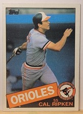 1985 Topps Cal Ripken Jr. #30 Baseball Card Baltimore Orioles HOF