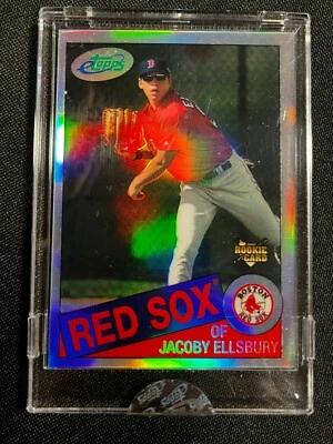 2007 eTopps RC Jacob Ellsbury #57 Refractor #RD 655/749 Factory Sealed AA 123022 - Image 1 of 2