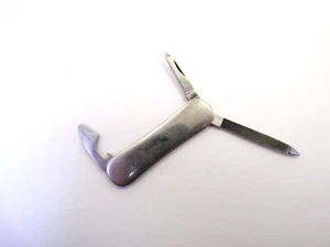 Vintage EKA SWEDEN ROSTFRI Folding Utility File Bottle Opened Pocket Knife - Picture 1 of 9