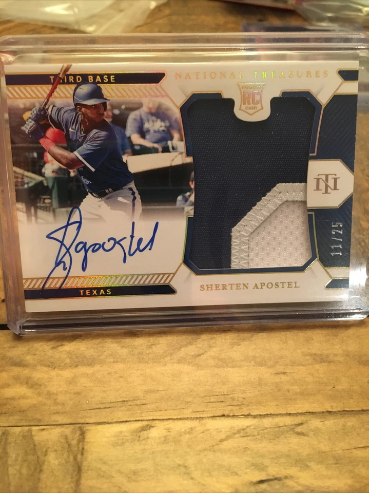 RPA 2021 Panini National Treasures Sherten Apostel RC Auto Patch 11/25 #178🔥🔥 - Image 1 of 2