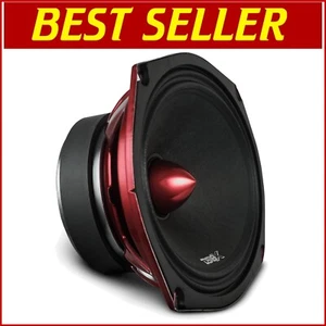 Premium 6x9 Midrange Loudspeaker - 400W Max Power, Red Aluminum Bullet Design - Picture 1 of 11