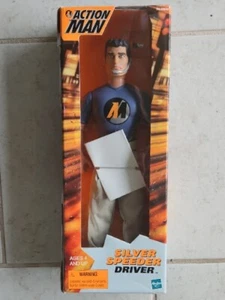 NUOVA ACTION FIGURE MODERNA ACTION MAN HASBRO SILVER SPEEDER DRIVER IN SCATOLA! a19 - Foto 1 di 4