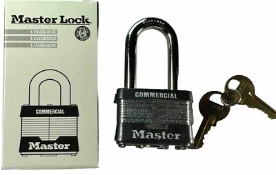 Master Lock 1LF Padlock -  Key# 2742- NOS - Image 1 of 4