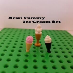 Friends Mini Figure Foods Lot Play Lego 5 White Ice Cream With Hold Cup City
