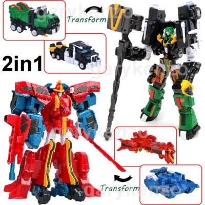 TOBOT V Galaxy Detectives 11" Invincible Big Beast Figure Combiner Robot Boy Toy - Image 1 of 4