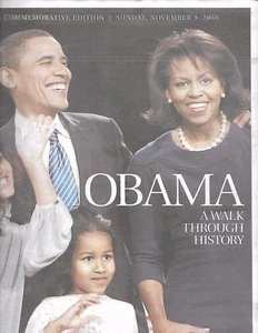 OBAMA PRESIDENTIAL VICTORY, SUN-TIMES,TRIBUNE,& MAGAZINES - Picture 1 of 7