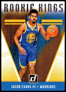 2018-19 Donruss Rookie Kings #25 Jacob Evans III NM-MT Golden State Warriors