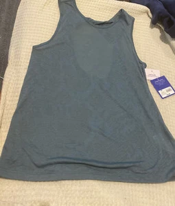 Camiseta sin mangas para mujer talla XS piel de serpiente Burnout camisa verde algas Joylab - Imagen 1 de 5