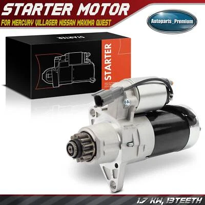 Motor De Arranque para Mercury Villager 93-02 Nissan Máxima Quest 1.7KW/12V CCW 13T Foto 1 de 4