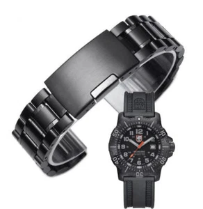 Metal Replacement Watch Band Fits Luminox Sea ANU 4200 4220 4221 4223 #5016 - Picture 1 of 3
