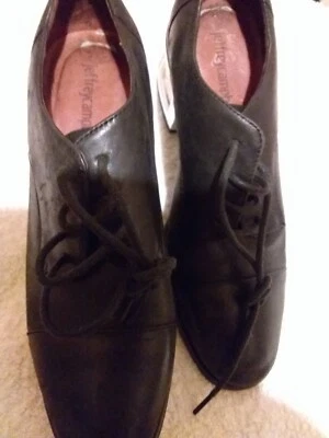 Zapatos con cordones Jeffrey Campbell tacón bloque damas Reino Unido 4. Foto 1 de 4