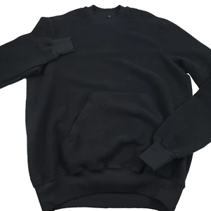 $580 Drkshdw Rick Owens Granbury Fleece Sweatshirt in Black Mens Size Small - Picture 1 of 9