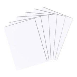 A2 A3 A4 White Card Sheets Stock A5 A6 Thin Card Blanks Paper Plain Smooth White - Picture 1 of 24