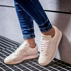 Reebok Princess Leather Damen Sneaker Leder Schuhe Classic Club beige rosa 37 38 - Bild 1 von 6