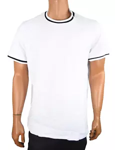 Alfani Mens T-Shirt New XL White Crew Neck Short Sleeves Stretch Mesh - Picture 1 of 3