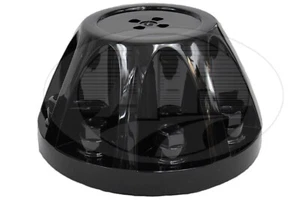 Rear Center Hubcap Black Chrome ABS for 2008-2010 GMC/Chevy 3500HD Dually - Picture 1 of 2