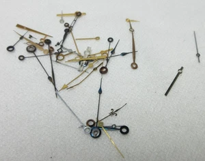 LOT OF 40 WATCH HANDS WATCHMAKER PARTS ASSORTED LOT POCKET / WRIST WATCH - Picture 1 of 6