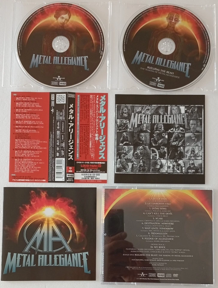 (CD+DVD) METAL ALLEGIANCE -s/t- 2018 JAPAN OBI + B/T ** MEGADETH , DREAM THEATER Foto 1 de 1