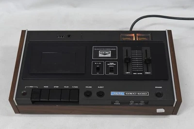 Akai GXC-40D Stereo Audio Cassette Tape Deck - SERVICED - Vintage Japan 1970's - Imagen 1 de 4