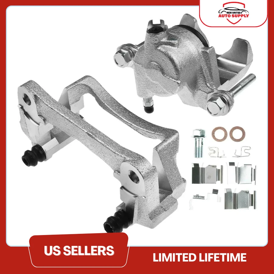 Pinça de freio traseira direita com suporte compatível com Toyota 4Runner, FJ Cruiser - Imagem 1 de 4