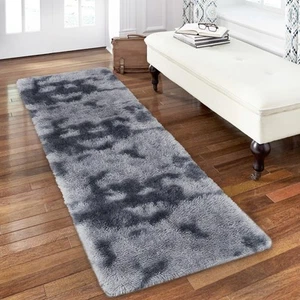 Soft Runner Rugs for Bedroom Living Room Plush Fluffy Rug 2x6 Feet, Shag Furr... - Picture 1 of 7