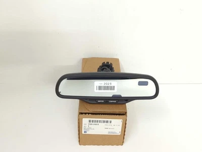 New OEM GM Rear View Mirror AutoDim Compass 2006-2009 Envoy Trailblazer 15812023 - Image 1 of 4