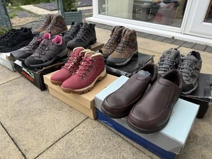 Bundle Job Lot of unisex Boots Shoe x 10 pairs New / minor manufacturing defects - Picture 1 of 14
